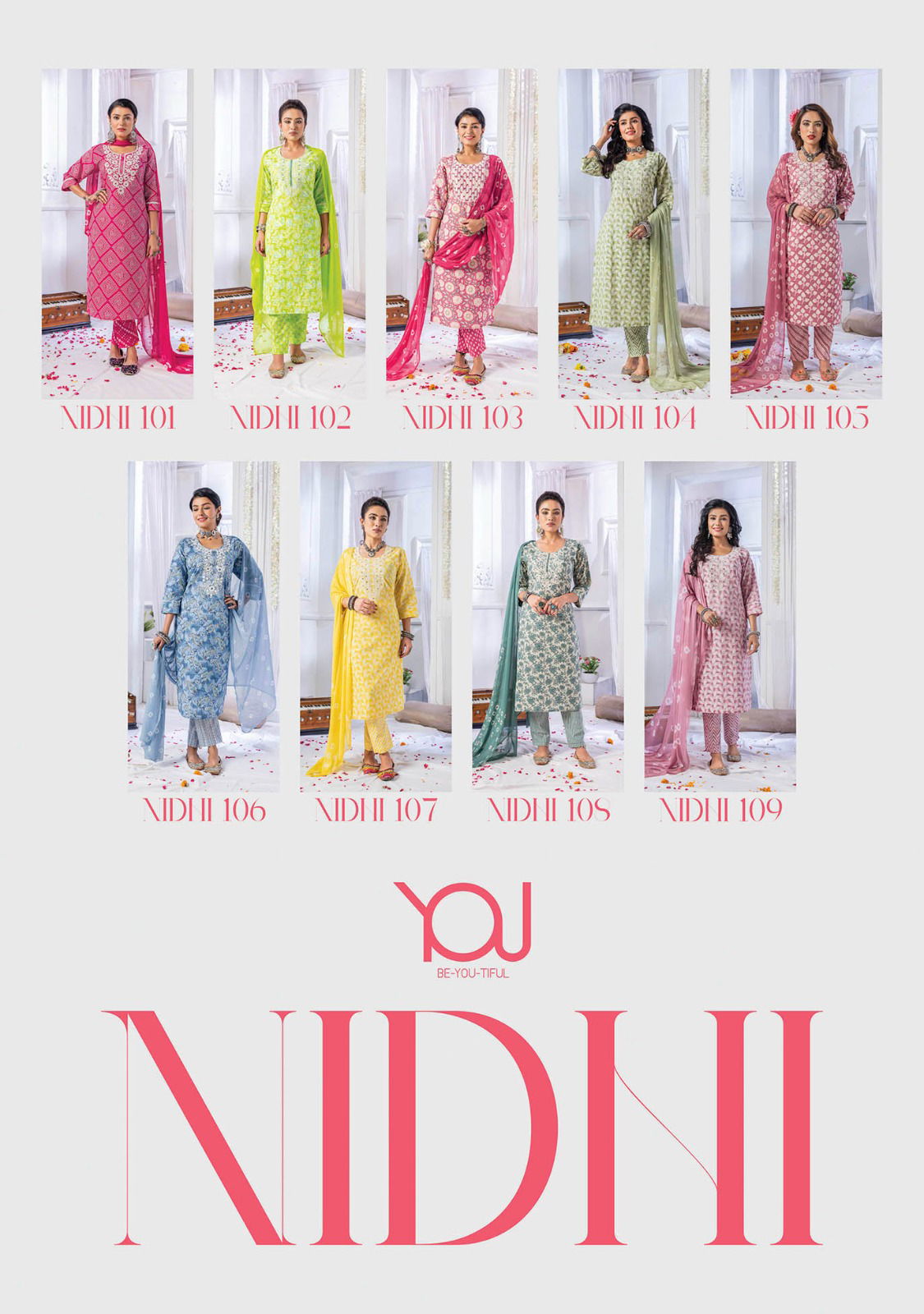 Wanna Nidhi Fancy Cotton Readymade Suits Catalog
